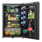 Danby - Réfrigérateur compact classique contemporain de 4,4 pi³ - Noir minuit-Étagères de porte intégrées avec rangement pour grandes bouteilles et système de distribution de boissons CanStor