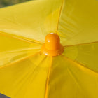 Outsunny - Ensemble pliant de table de pique-nique et chaises pour enfants motif extérieur jardin terrasse arrière-cour avec parasol - jaune-Dimensions de la chaise : 14,25 po l x 15,25 po P x 19,75 po H (complètement déployée), 19 po L x 14,25 po l x 2,5 po H (pliable)  
