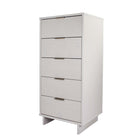 Manhattan Comfort - Granville commode moderne haute et étroite 23,62" - blanc-Assemblage à domicile requis Tout le matériel inclus