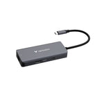 Verbatim - Hub multiport USB-C Essentials - 6 ports-Transformez un seul port USB C en six ports polyvalents, dont USB 3.2, RJ45 et HDMI, pour connecter une large gamme d'appareils