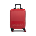 Reebok - Valise de cabine à coque rigide 21.50po Time Out - Rouge-Poignée télescopique ergonomique pour confort et durabilité, avec hauteurs réglables sur plusieurs niveaux et poignées supérieures et latérales renforcées