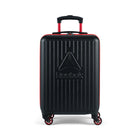 Reebok - Valise de cabine à coque rigide 21.50po Hoop - Noir-Poignée télescopique ergonomique pour confort et durabilité, avec hauteurs réglables sur plusieurs niveaux et poignées supérieures et latérales renforcées