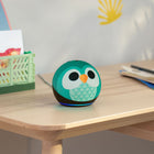 Amazon - Echo Dot 5ème génération Enfants - Hibou-Pour Une Indépendance Croissante - Les enfants peuvent aider à prendre en charge leurs routines avec Alexa en réglant leurs propres alarmes, en éteignant les lumières intelligentes compatibles et en appelant des amis et des membres de la famille approuvés.