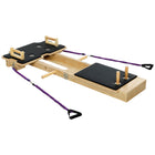 Soozier - Appareil de Pilates réformateur portatif pour gym à domicile-Conception intégrée pour le pilates et le yoga, permettant des entraînements polyvalents pour tout le corps