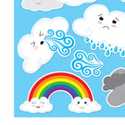 Ashley Productions - ASH19010-6 Aimants découpés - Météo mignonne - 14 par paquet - 6 paquets-Utilisez pour créer des jeux, résoudre des problèmes, étiqueter et plus encore.