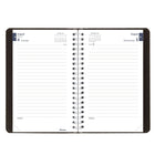 Blueline - Agenda Scolaire Quotidien/Mensuel D’Août À Juillet Couverture Souple - 8 po H x 5 po l - Noir - Anglais-Non horaire