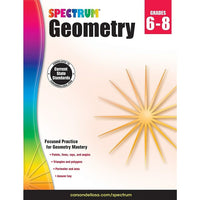 Livre numérique : Spectrum - Spectrum - Geometry, 704704-EB, 6e à 8e année-Vous recevrez deux courriels : le premier confirmant la totalité de votre commande et le second comportant un lien de téléchargement. Vous pourrez utiliser le lien de téléchargement immédiatement ou plus tard, comme vous le voulez.
