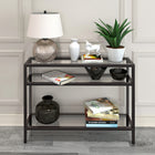 Hudson&Canal - Console Sivil 42" L - Bronze noirci-La table a une capacité de poids de 50 lb