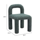 Zuo - Arum Chaise de salle à manger - Vert neige - Ensemble de 2-6
