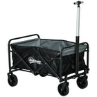 Outsunny - Chariot extérieur pliable-Conception spacieuse, supporte jusqu'à 18,5 gallons (70 L)