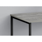 Monarch Specialties - 7778 Bureau 40 po - Gris/Metal Noir-Style industriel moderne et compact pour s'adapter à tout espace de travail. Comprends une base en métal blanc robuste.