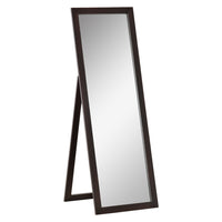 HOMCOM - Miroir pleine longueur - 20,1 po l x 57,9 po H - marron-Miroir pleine longueur pour voir votre look en entier 