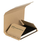 Spicers - Boîte enveloppe pour livre à peler et coller - 11 po x 8 po x 2,75 po - Paquet de 25-Rebord à peler et coller
