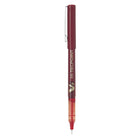 Pilot – Stylos à bille roulante Hi-Tecpoint V7 – pointe fine – Rouge – Paquet de 12  -Des couleurs vives et homogènes