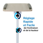 Mount-It! - Chariot roulant pour ordinateur portable à hauteur réglable-8