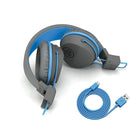 JLab - Casques d'écoute circum-auraux pliables pour enfants JBuddies Studio Bluetooth-Toutes les commandes sont situées au bas de l'écouteur de gauche et sont faciles d'accès pour les enfants