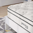 Modway - Jenna 10 po Ressorts et mousse Matelas complet-Bobines enveloppées individuellement de 8,5 po