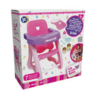 JC Toys - pour garder! Ensemble chaise haute et accessoires-Facile à nettoyer