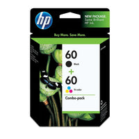 HP 60 Ens. 2 cartouches™encre noire et tricolore™origine (N9H63FN)-Couleurs: Noir, tricolore