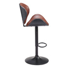 Zuo - Meyane Tabouret de bar - Brun-Garantie limitée de 3 ans