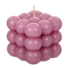 General Supply Goods + Co - Bougie à bulle - 13,4 oz - Rose-Bougie décorative en forme de bulle de 13,4 oz