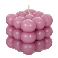 General Supply Goods + Co - Bougie à bulle - 13,4 oz - Rose-Bougie décorative en forme de bulle de 13,4 oz