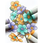 Copic - Sketch marqueurs à encre à double pointe - pastels pâles - lot de 6-rechargeable avec de l'encre Copic