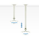 Mount-It! - Support de plafond universel pour projecteur - Réglage de la hauteur de 21,5 à 35,4 pouces-Réglage en hauteur : de 54,6 cm à 89,9 cm