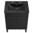 Modway - Render 24" Vanette de salle de bain - Noir noir-9