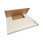 Abbey - Boîtes d'expédition à pliage facile - 14 po x 17 po x 2 po - blanc - paquet de 50-Dimensions : 14 po (larg.) x 17 po (long.)