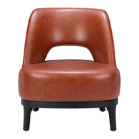 Zuo - Mistley Fauteuil d’appoint - Brun-Confort moelleux et rembourrage durable