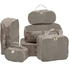 CHAMPS - Set de 6 cubes de rangement pour le voyage-Un assortiment de tailles vous offrant diverses options pour ranger vos objets personnels et les garder organisés
