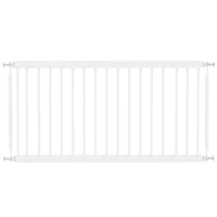 PawHut - Porte pour chien 26"-37" L - 18" H et 2 extensions - Blanc-Largeur réglable adaptée aux portes, couloirs et espaces étroits