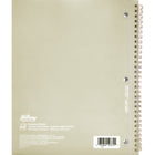 Hilroy - Cahier Géo Linéaire - 160 pages - 10-1/2" x 8" - Lignes-Papier blanc ligné de 7 mm de large avec marge 