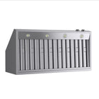 KUCHT KRH480-SS 48 po Hotte sous armoire - avec commandes numériques - 1200 CFM - Acier inoxydable-Équipée de deux lampes DEL, cette hotte au design sans soudure offre une meilleure visibilité pendant la cuisson et rehausse l’apparence de votre cuisinière Kucht de style professionnel