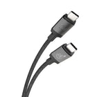 Scosche - Haute performance 240W USB-C à USB-C Câble tressé - 4 pi - Noir-Gère jusqu'à 240W pour une charge rapide de votre appareil