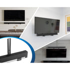 Mount-It! - Supports universels pour barre de son, pour installation sur téléviseur ou au mur-Deux options d'installation simples sont disponibles : au mur ou à l'arrière de votre téléviseur, pour une intégration parfaite