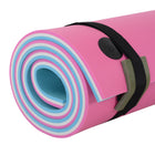 HOMCOM - Tapis flottant - 7,5 pi x 4 pi - bleu/rose-Cordes d'attache incluses pour éviter que vous et le tapis ne dériviez
