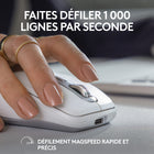 Logitech - MX Anywhere 3S Souris sans fil - Gris pâle-Design compact et discret avec poignées latérales en silicone profilées pour la forme de votre main pour plus de confort