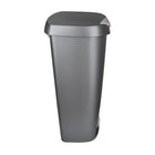 Umbra â€“ Poubelle à pédale Brim, 50 L, nickel-Faite de polypropylène avec poignée nickelée