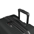 Bugatti - Valise d'enregistrement 25.50po à roulettes pivotantes de la collection Berlin - Charbon-Poignée de chariot télescopique à hauteur réglable pour un confort d’utilisation