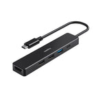 Kopplen - Concentrateur USB-C à 5 ports avec HDMI 4K-Utilisation polyvalente : Parfait pour connecter une large gamme de périphériques, des claviers et souris aux écrans externes et dispositifs de charge