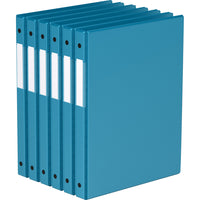 Davis Group Super économie, Reliure à anneaux ronds 5/8 po, paquet de 6 – Bleu Turquoise-3 Reliure À Anneaux