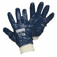 Forcefield - Gants de coton revêtu de nitrile - Taille 9 - Bleu-Objet général, nitrile, coton