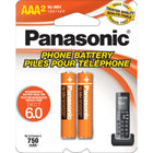 Panasonic - Pile de rechange pour téléphone HHR-4DPA/2B-Pile de rechange pour téléphones sans fil Panasonic DECT 6.0 de la série KX-TG4300