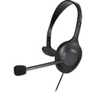 Audio-Technica - ATH-101USB Casque USB à une oreille - Noir-Conception réversible : peut être porté sur le côté gauche ou droit en tournant le bras du microphone de 120 degrés vers la gauche ou la droite.