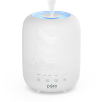 Pure Enrichment - Humidificateur à remplissage par le haut HUME Sense-SystÈme de remplissage par le haut unique : versez facilement l’eau directement dans le haut de l’humidificateur pour un remplissage pratique et propre. il génère une brume jusqu’à 60 cm de hauteur pour hydrater efficacement les grandes pièces jusqu’à 44 m². son grand réservoir de 3 litres offre jusqu’à 30 heures d’autonomie, tandis que sa conception anti-fuite garantit une diffusion homogène et constante de la brume pour un confort durab