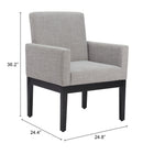 Zuo - Senzil Chaise de salle à manger - Gris-6