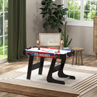 Soozier - Table De Air Hockey 40 Po Avec 2 Palets- 2 Poussoirs - Table D’Arcade Pliante-Design autoportant une fois plié 