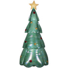 GEMMY - Sapin de Noël gonflable vert irisé - 229 cm-Tissu irisé brillant
